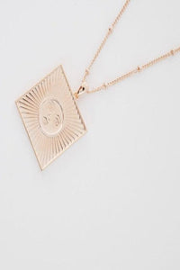 Sun Goddess Coin Necklace - Spoiled Me Rotten