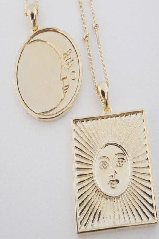 Sun Goddess Coin Necklace - Spoiled Me Rotten