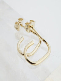 Paulette Oblong Hoops - Spoiled Me Rotten