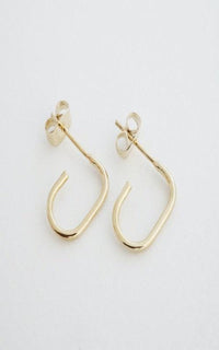 Paulette Oblong Hoops - Spoiled Me Rotten