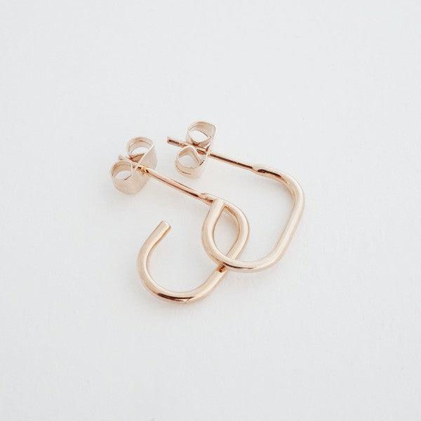 Paulette Oblong Hoops - Spoiled Me Rotten