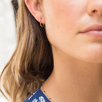 Paulette Oblong Hoops - Spoiled Me Rotten