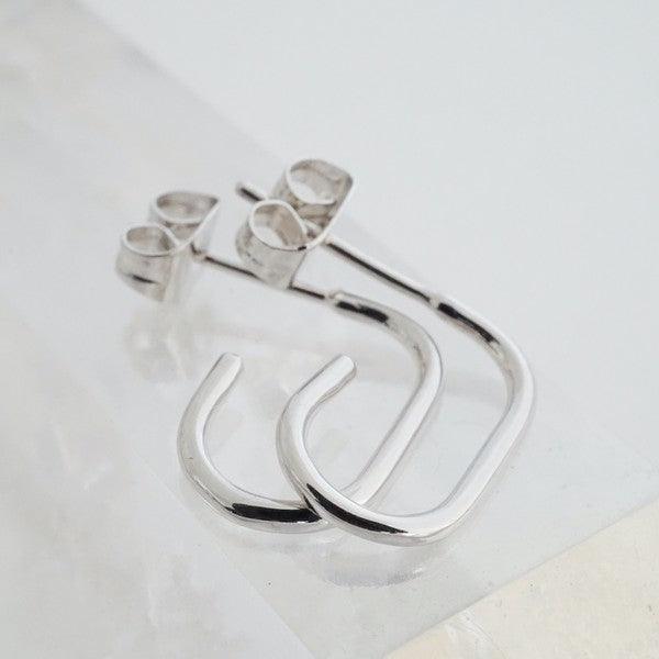 Paulette Oblong Hoops - Spoiled Me Rotten