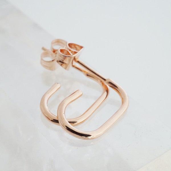 Paulette Oblong Hoops - Spoiled Me Rotten