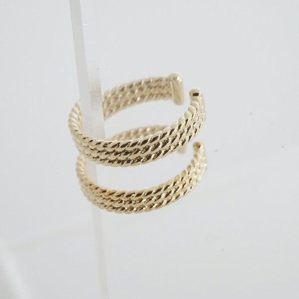 Roped Ear Cuffs - Spoiled Me Rotten