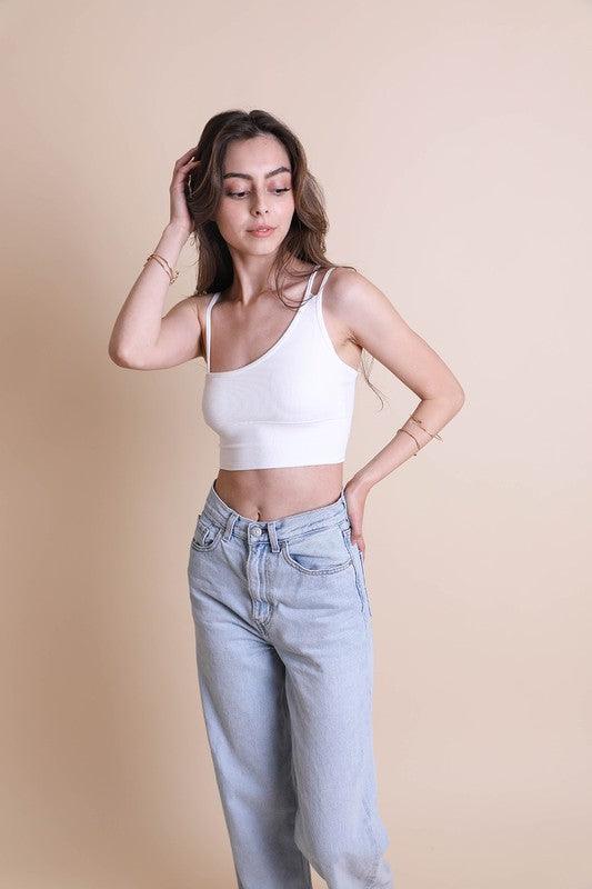Shoulder Strap Brami Top - Spoiled Me Rotten