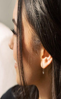 Mini Safety Pin Hoops - Spoiled Me Rotten