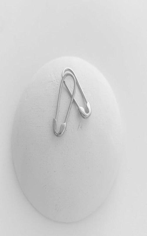 Mini Safety Pin Hoops - Spoiled Me Rotten