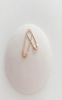 Mini Safety Pin Hoops - Spoiled Me Rotten