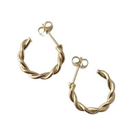 Thick Twist Hoops - Spoiled Me Rotten