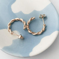 Thick Twist Hoops - Spoiled Me Rotten