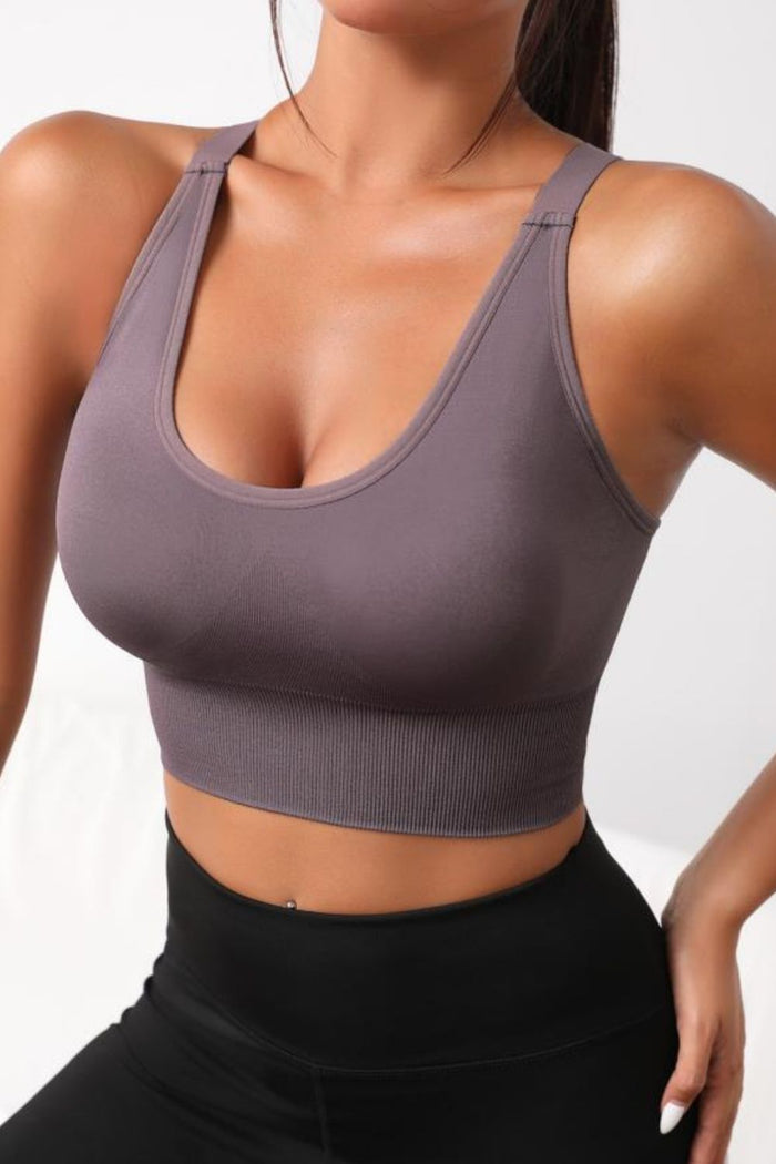 Scoop Neck Sports Bra