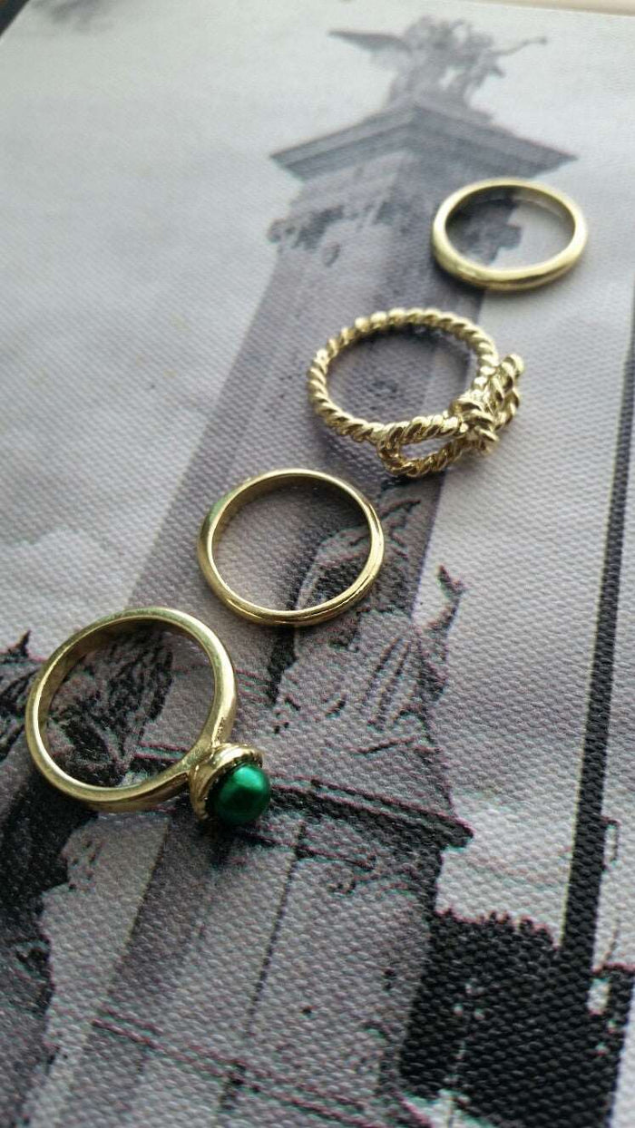Pearl Multi Ring Set - Spoiled Me Rotten