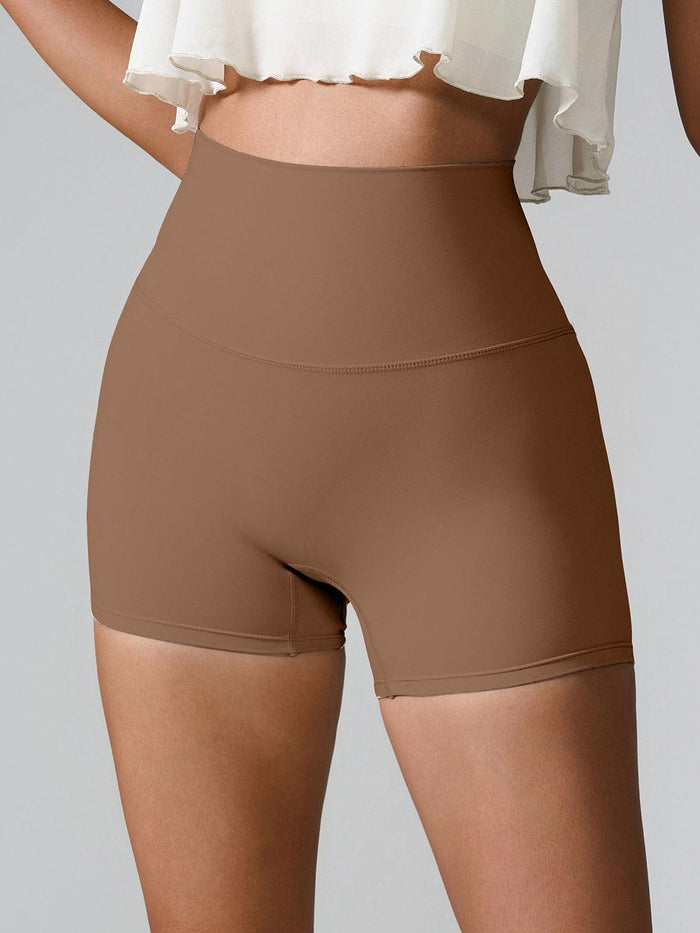 High Waist Active Shorts - Spoiled Me Rotten