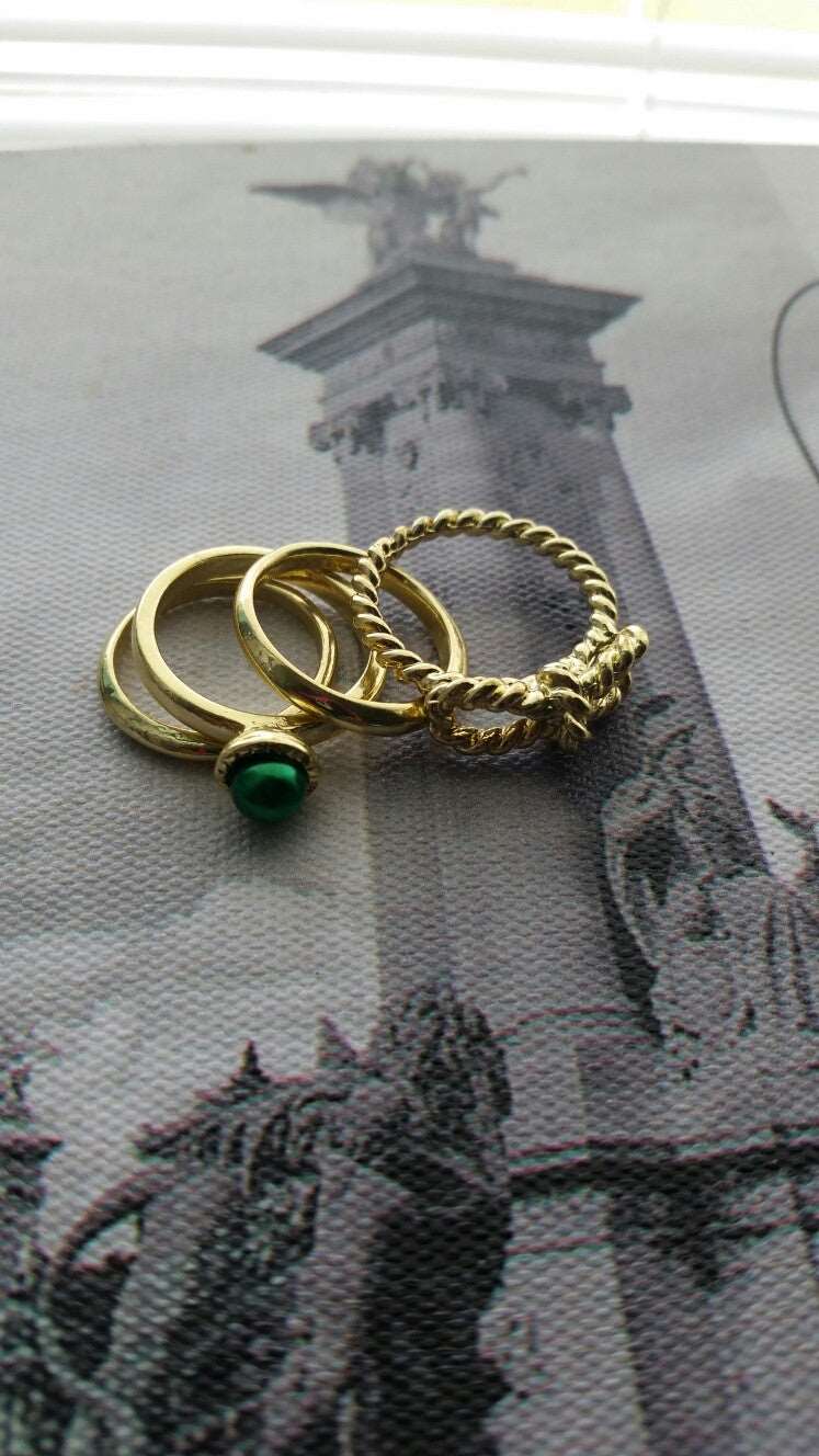 Pearl Multi Ring Set - Spoiled Me Rotten