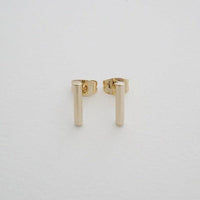 Round Midi Bar Stud Earrings - Spoiled Me Rotten