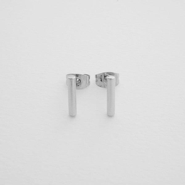 Round Midi Bar Stud Earrings - Spoiled Me Rotten
