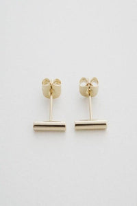 Round Midi Bar Stud Earrings - Spoiled Me Rotten