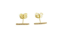Crystal Bar Earrings - Spoiled Me Rotten