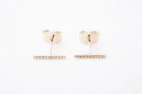 Crystal Bar Earrings - Spoiled Me Rotten