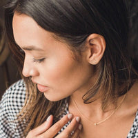 Crystal Bar Earrings - Spoiled Me Rotten