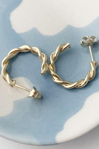Thick Twist Hoops - Spoiled Me Rotten