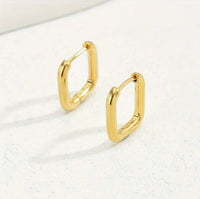 Square Hoop Earrings - Spoiled Me Rotten
