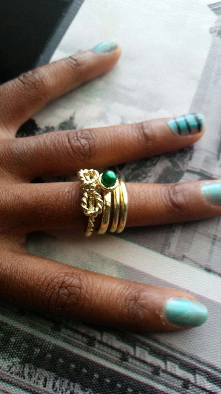 Pearl Multi Ring Set - Spoiled Me Rotten