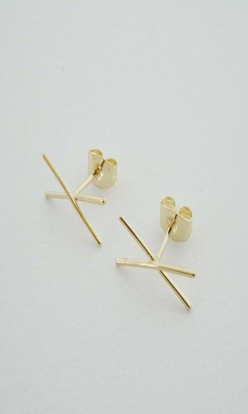X Bar Studs - Spoiled Me Rotten