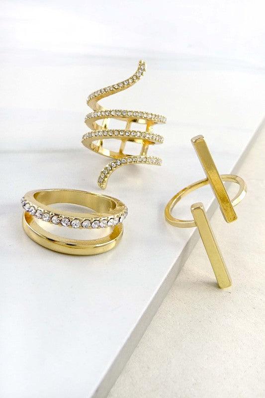Statement Ring set - Spoiled Me Rotten