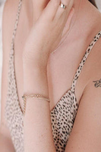 Fiona Thick Curb Chain Bracelet - Spoiled Me Rotten