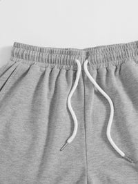Drawstring Pocketed Elastic Waist Shorts - Spoiled Me Rotten
