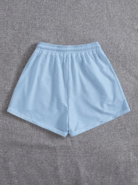Drawstring Pocketed Elastic Waist Shorts - Spoiled Me Rotten