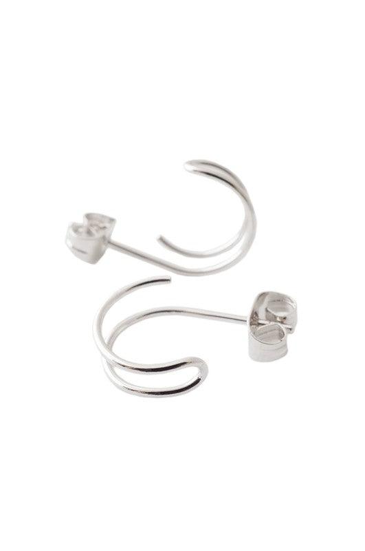 Double Hoop Hug Earrings - Spoiled Me Rotten
