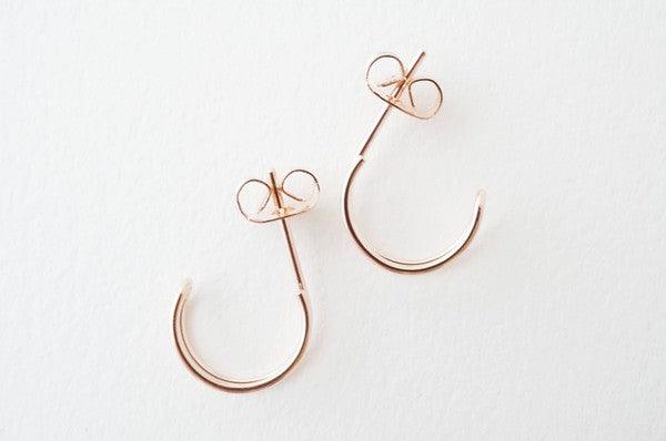 Double Hoop Hug Earrings - Spoiled Me Rotten