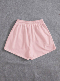 Drawstring Pocketed Elastic Waist Shorts - Spoiled Me Rotten