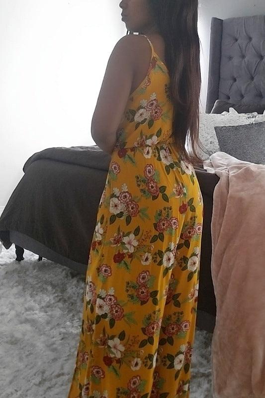 Sunrise Floral Jumpsuit - Spoiled Me Rotten