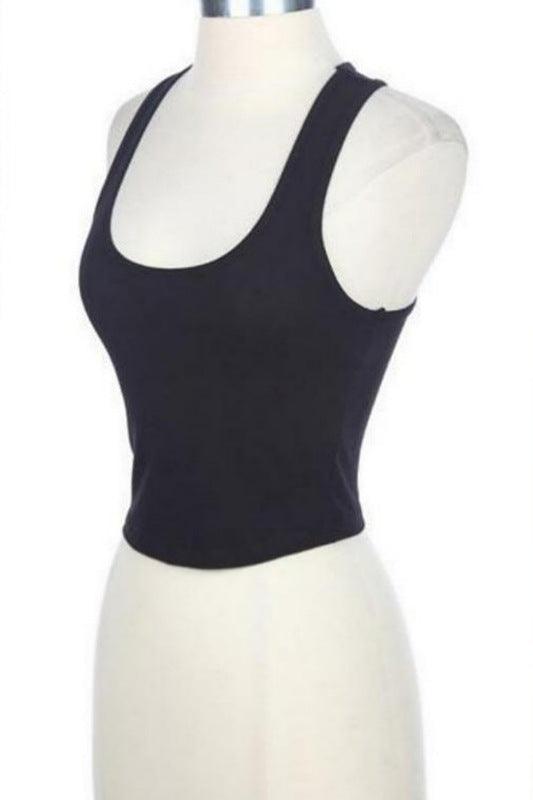 Racer Back Crop Top - Spoiled Me Rotten