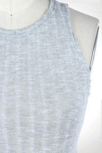 Ribbed Sleeveless Cropped Top - Spoiled Me Rotten
