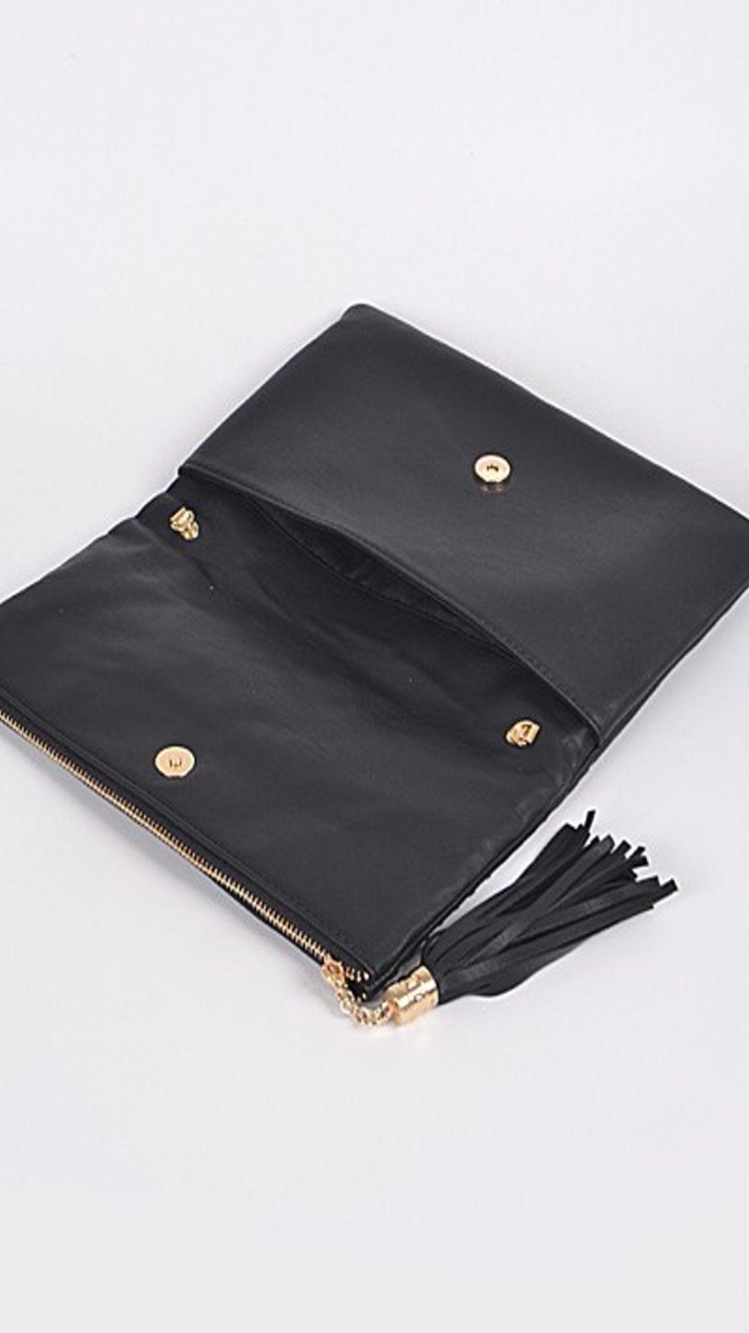 Luxe Stitch Detail Clutch - Spoiled Me Rotten