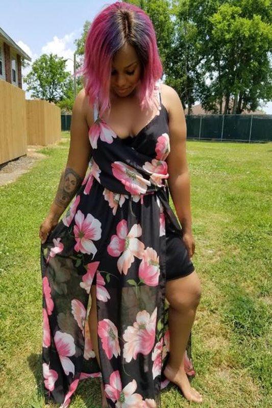 Plus Size Floral Maxi Dress - Spoiled Me Rotten