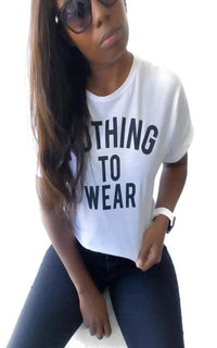 Nothing To Wear Crop Top - Spoiled Me Rotten