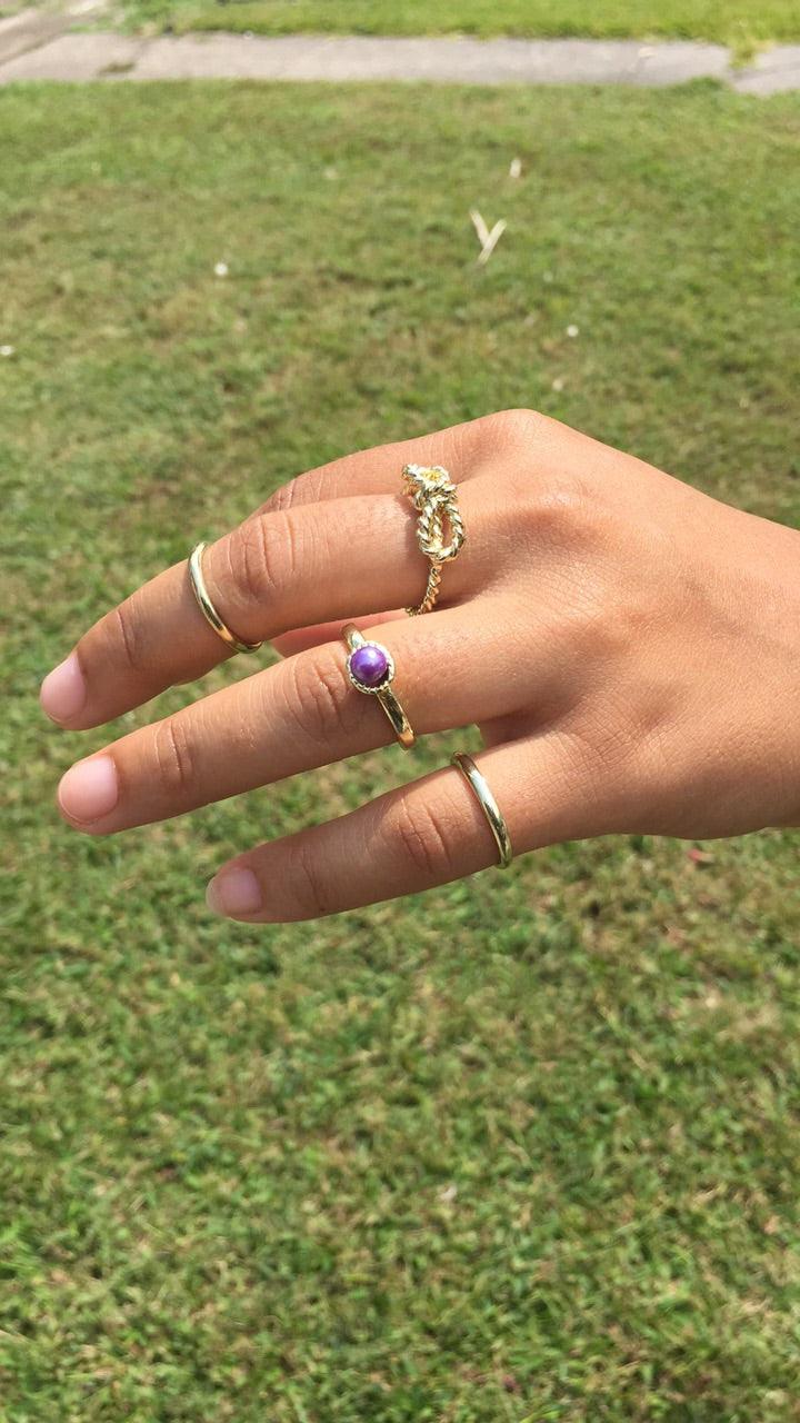 Pearl Multi Ring Set - Spoiled Me Rotten