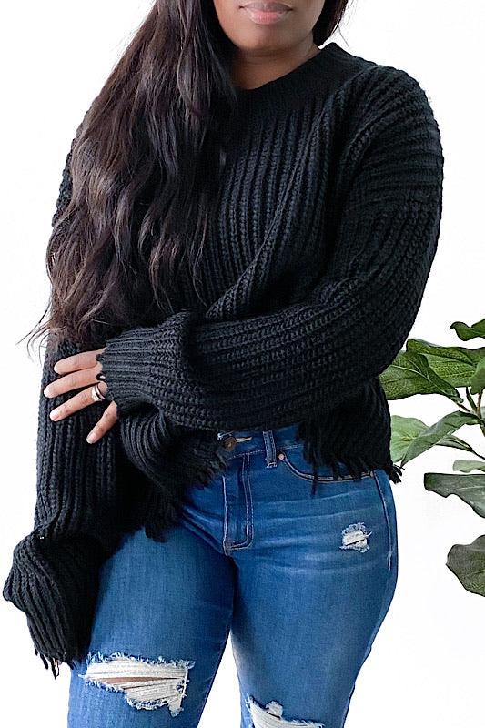 No Worries Sweater - Spoiled Me Rotten