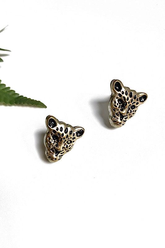 Tiger Stud Earrings - Spoiled Me Rotten
