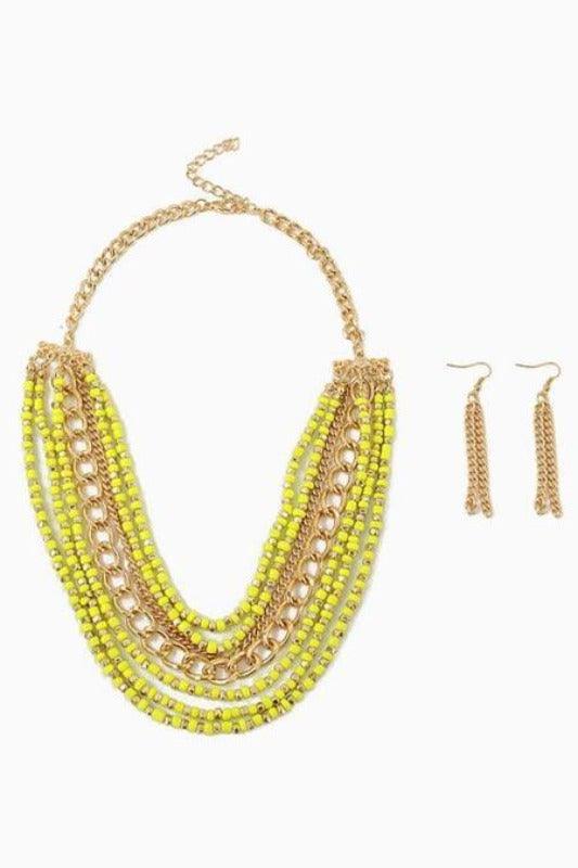 Beads & Chain Necklace - Spoiled Me Rotten