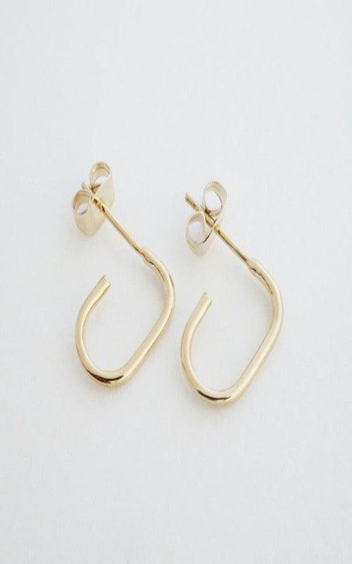 Paulette Oblong Hoops - Spoiled Me Rotten 
