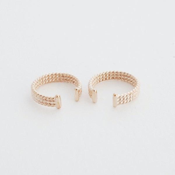 Roped Ear Cuffs - Spoiled Me Rotten 