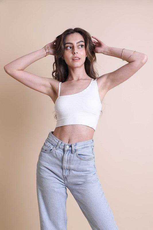 Shoulder Strap Brami Top - Spoiled Me Rotten 