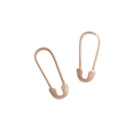 Mini Safety Pin Hoops